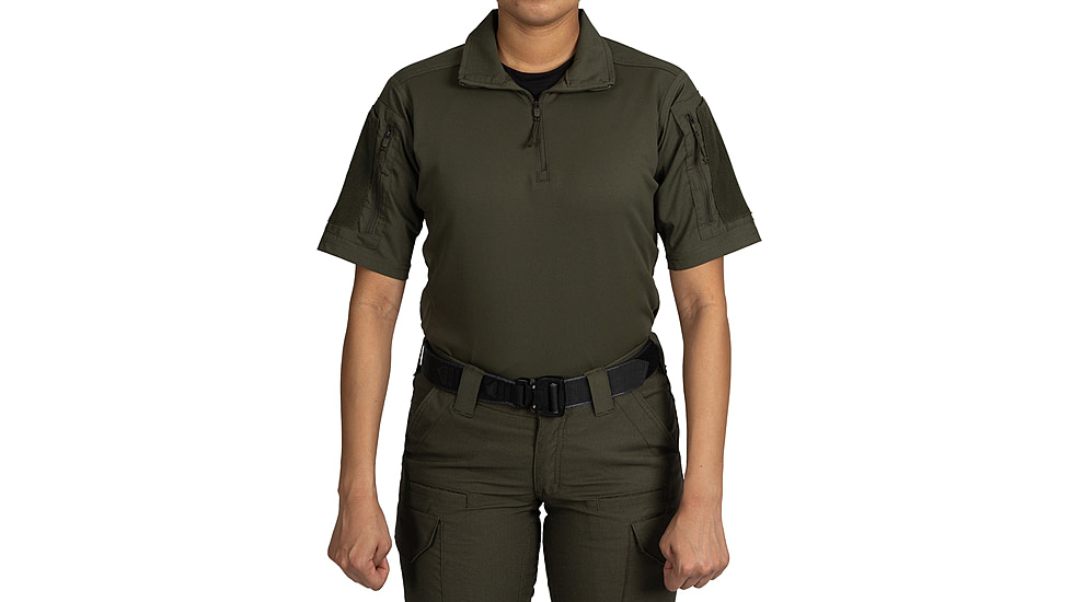 First Tactical V2 Responder Short Sleeve Shirt - Womens, Regular, OD Green, Medium, 122024-830-M-R