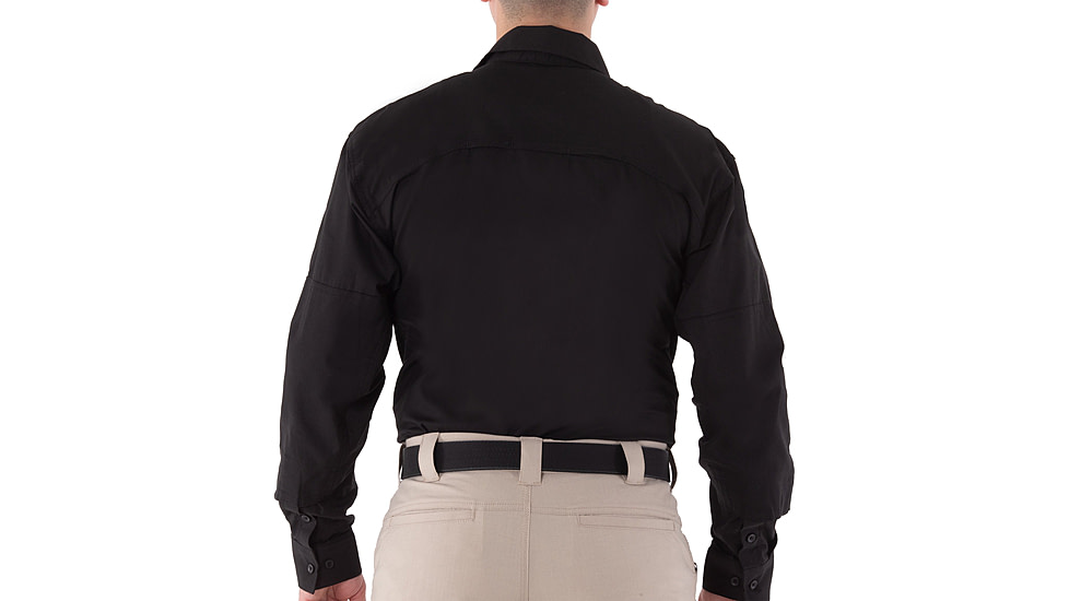 First Tactical V2 Tactical Long Sleeve Shirt - Mens, Black, 3XL, T, 111006-019-3XL-T