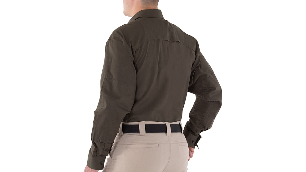 First Tactical V2 Tactical Long Sleeve Shirt - Mens, OD Green, 4XL, T, 111006-830-4XL-T