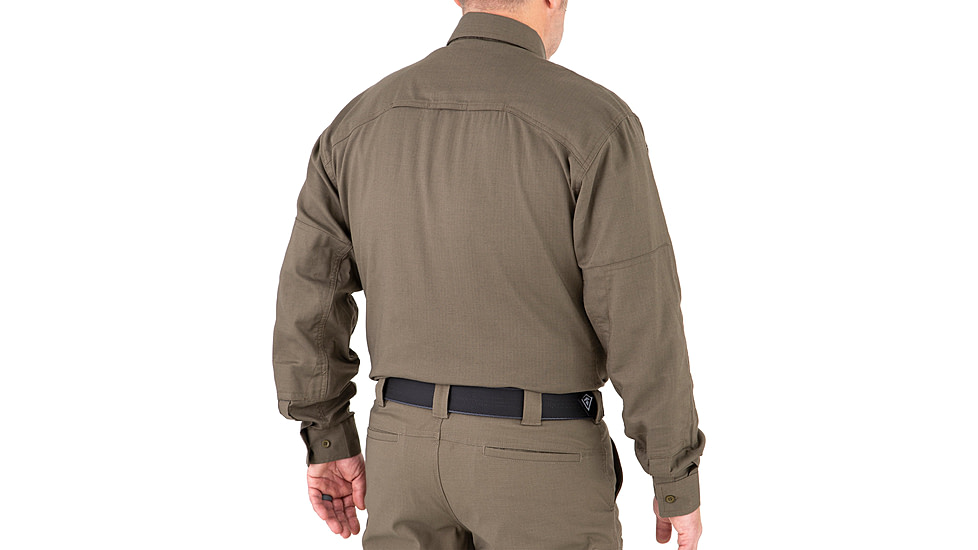 First Tactical V2 Tactical Long Sleeve Shirt - Mens, Ranger Green, 4XL, T, 111006-610-4XL-T