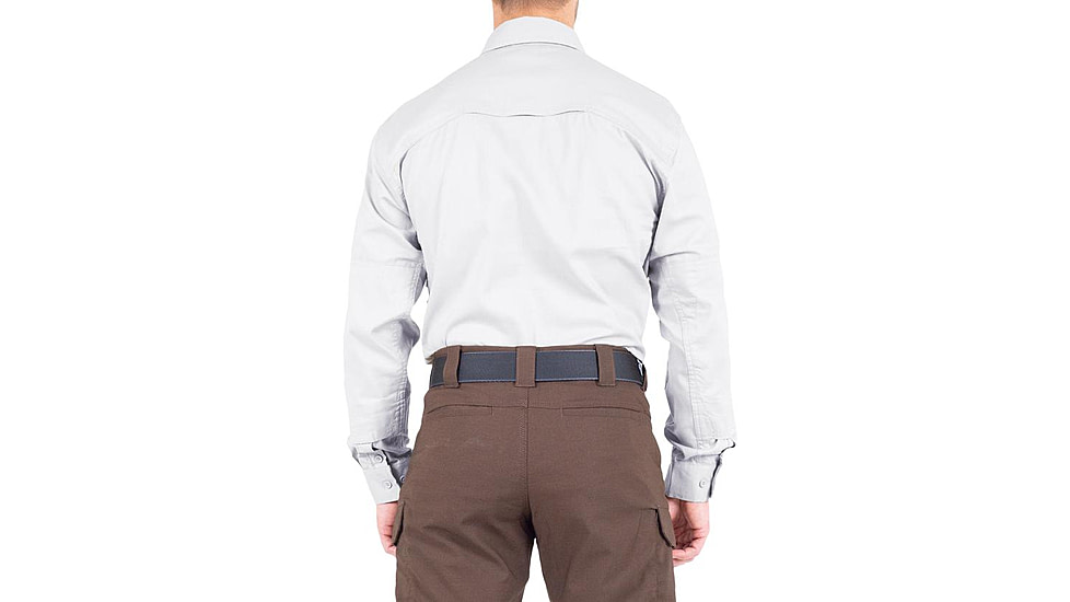First Tactical V2 Tactical Long Sleeve Shirt - Mens, White, 2XL, T, 111006-010-XXL-T