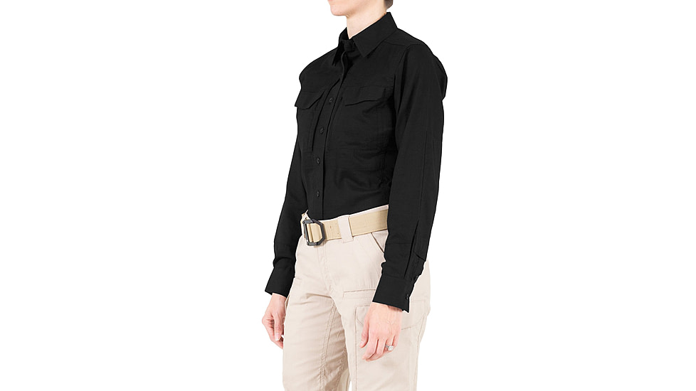 First Tactical V2 Tactical Long Sleeve Shirt - Womens, Black, Extra Small, R, 121006-019-XS-R