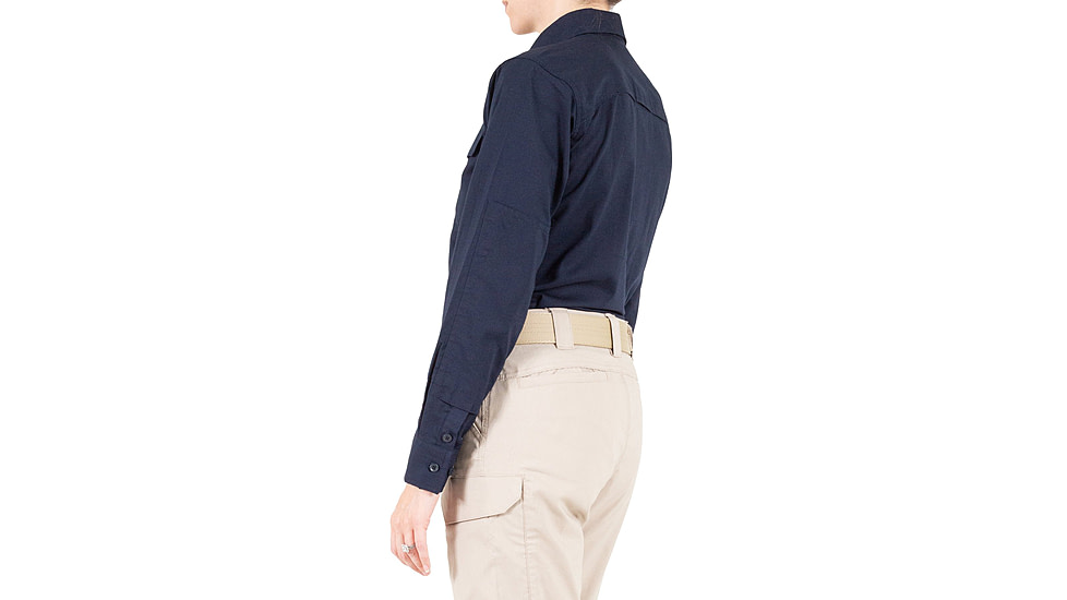 First Tactical V2 Tactical Long Sleeve Shirt - Womens, Midnight Navy, Medium, R, 121006-729-M-R