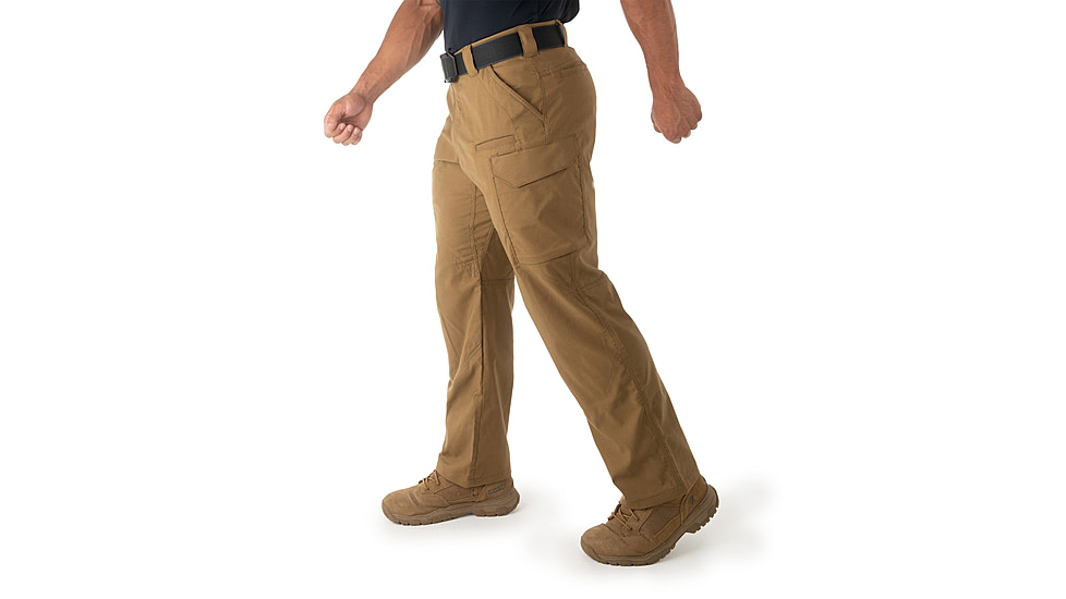 First Tactical V2 Tactical Pant - Mens, Coyote Brown, 28/Unhemmed, 114011-181-28-U
