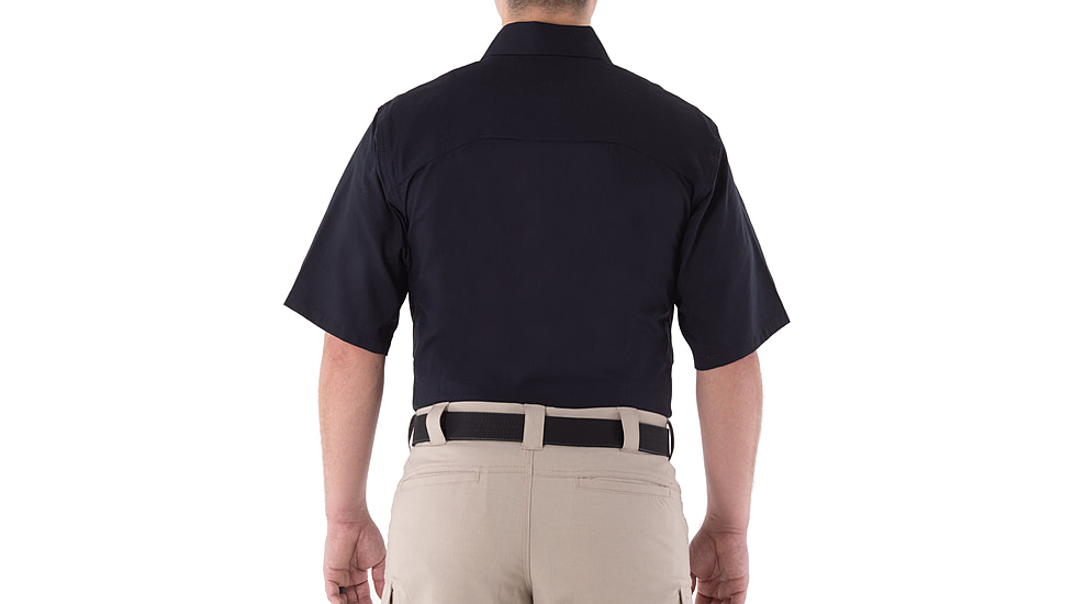 First Tactical V2 Tactical Short Sleeve Shirt - Mens, Midnight Navy, 2XL, T, 112007-729-XXL-T