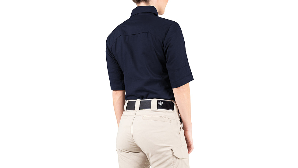 First Tactical V2 Tactical Short Sleeve Shirt - Womens, Midnight Blue, 3XL, 122007-729-3XL
