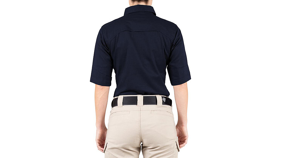 First Tactical V2 Tactical Short Sleeve Shirt - Womens, Midnight Navy, Extra Large, 122007-729-XL
