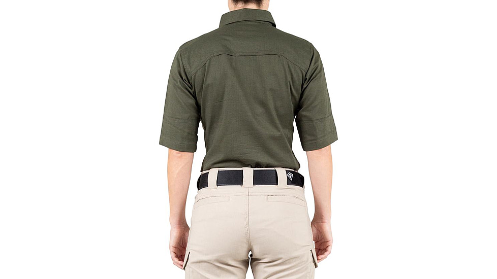 First Tactical V2 Tactical Short Sleeve Shirt - Womens, OD Green, 2XL, 122007-830-XXL