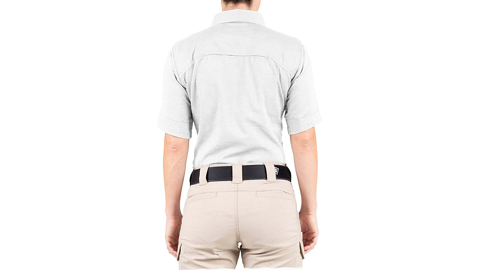 First Tactical V2 Tactical Short Sleeve Shirt - Womens, White, Extra Large, 122007-010-XL