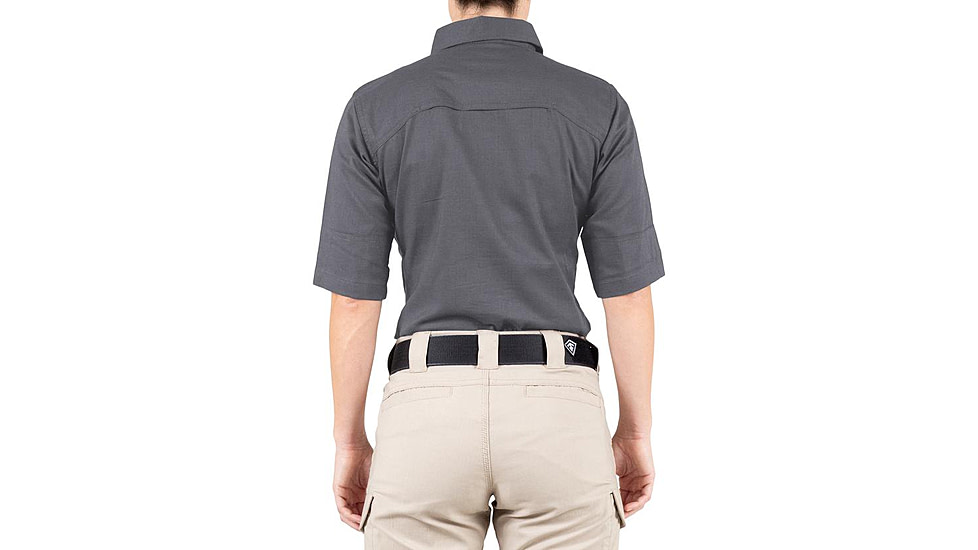 First Tactical V2 Tactical Short Sleeve Shirt - Womens, Wolf Grey, 2XL, 122007-036-XXL