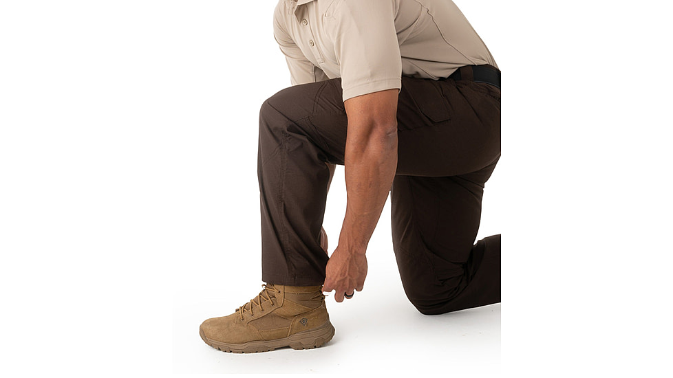 First Tactical V2 Unhemmed Tactical Pants - Mens, Kodiak Brown, 28 Unhemmed, 114011-182-28-U