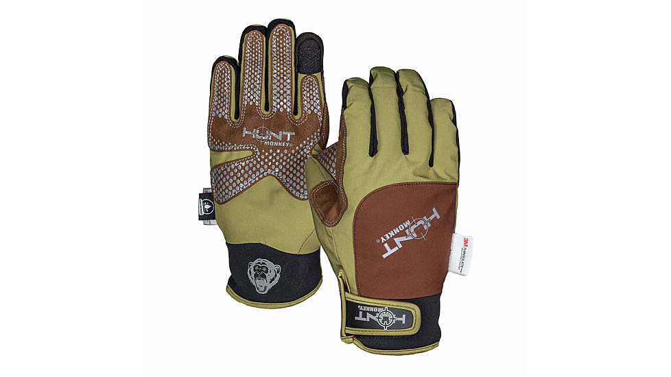 Fish Monkey Stealth Hunt Dry-Tec Glove, Tan, 2XL, HM706-TAN-XXL