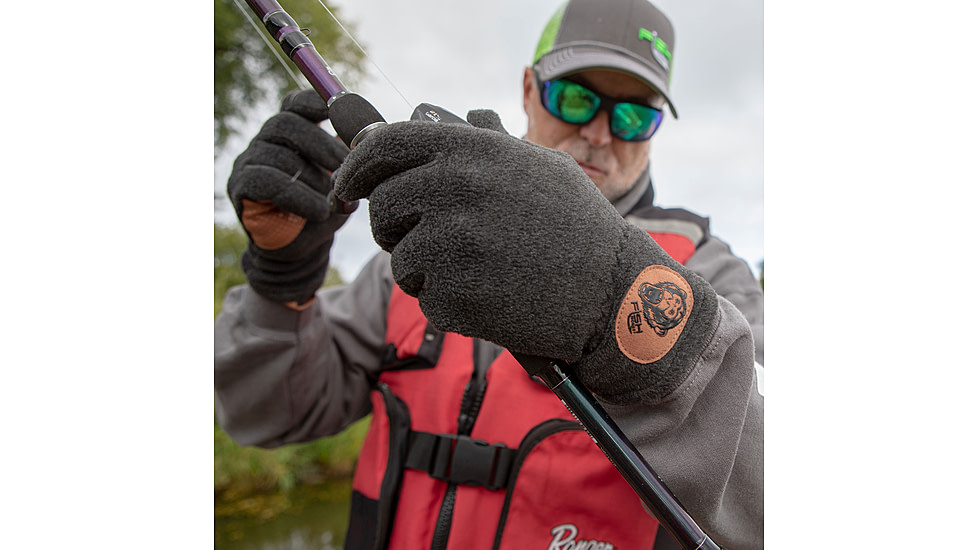 Fish Monkey Task Fleece Fishing Glove, M, FM33-CH-M