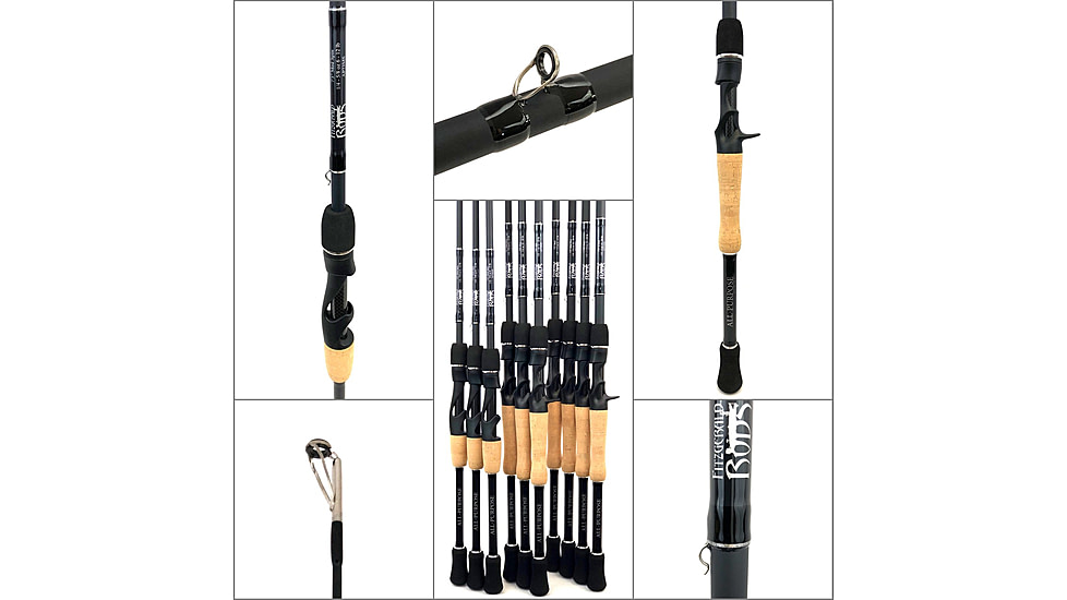 Fitzgerald Fishing All Purpose Series Rods, Heavy Casting, Black, 7ft0in, AP70H