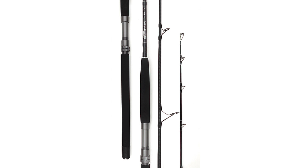 Fitzgerald Fishing Stunner X Series Offshore Rods, X Heavy Conventional, Black, 6ft6in, STX66XH