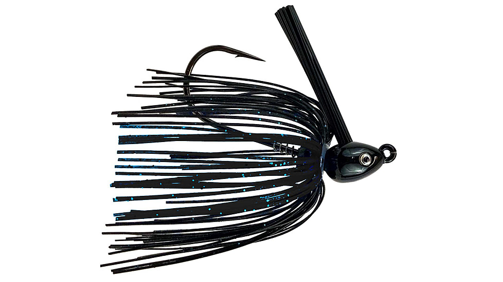 Fitzgerald Fishing Tungsten Swim Jig, Black, 3/8oz, FFSWJ38B