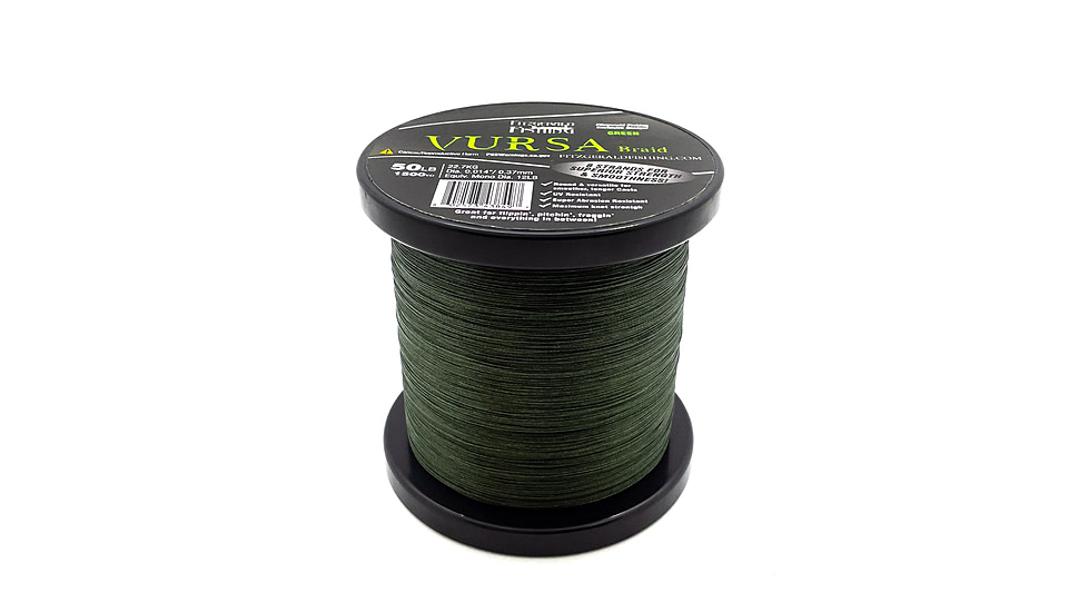 Fitzgerald Fishing Vursa Braid Line, 30LB, Green, 150yds, VBG30150