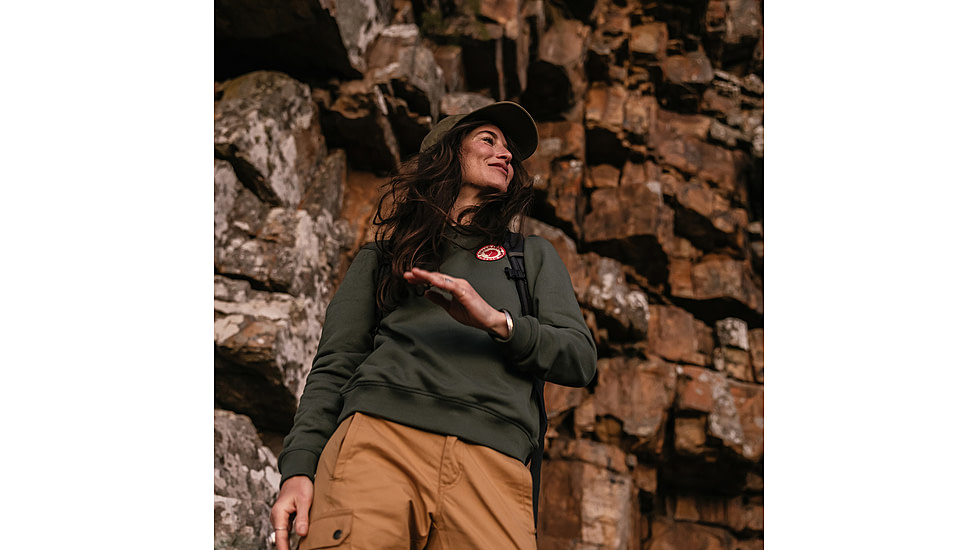 Fjallraven 1960 Logo Badge Sweater - Womens, Deep Patina, Extra Large, F87230-679-XL
