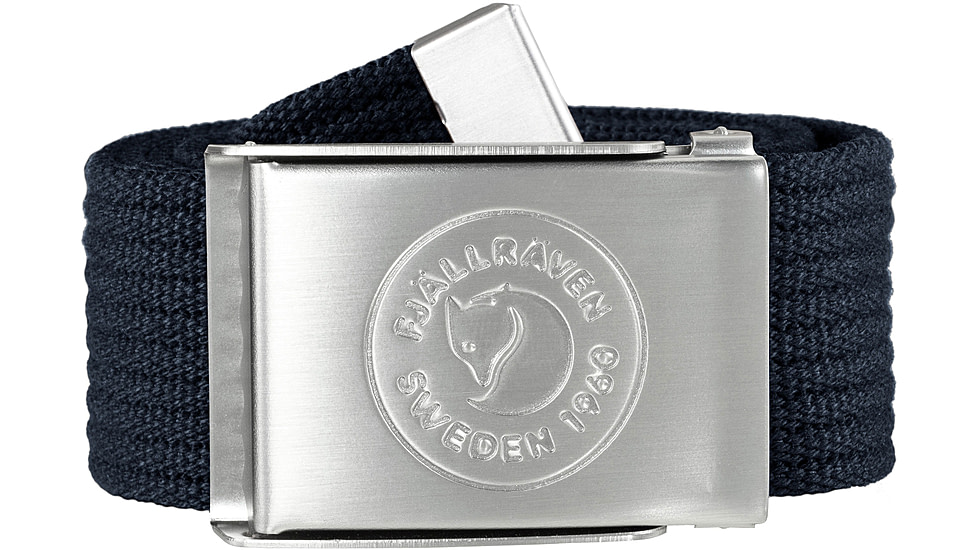 Fjallraven 1960 Logo Belt, Dark Navy, One Size, F86978-555-OneSize