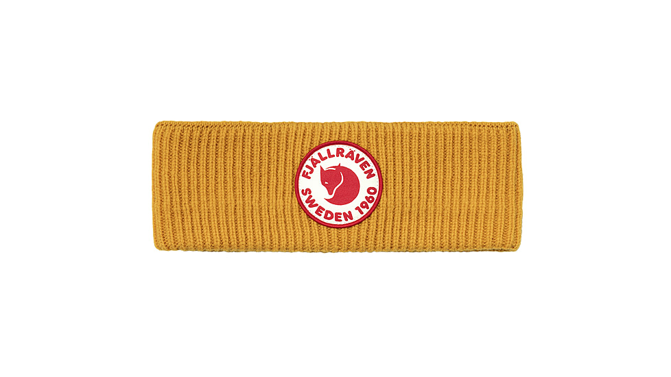 Fjallraven 1960 Logo Headband, Mustard Yellow, One Size, F87082-161-OneSize