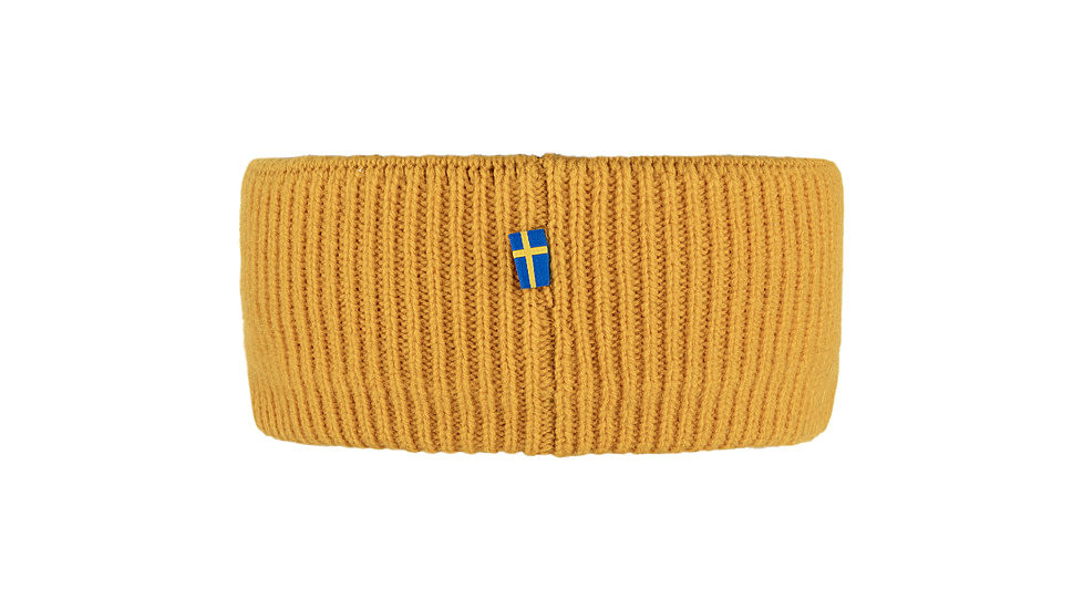 Fjallraven 1960 Logo Headband, Mustard Yellow, One Size, F87082-161-OneSize