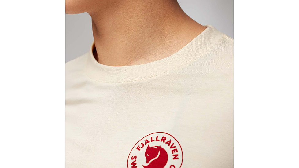 Fjallraven 1960 Logo T-Shirt Long Sleeve - Womens, Chalk White, 2XS, F86989-113-XXS