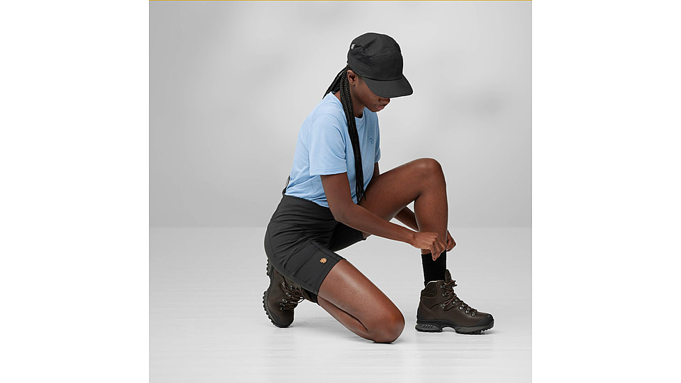 Fjallraven Abisko 6in Short Tights - Womens, Black, Small, F14200146-550-S