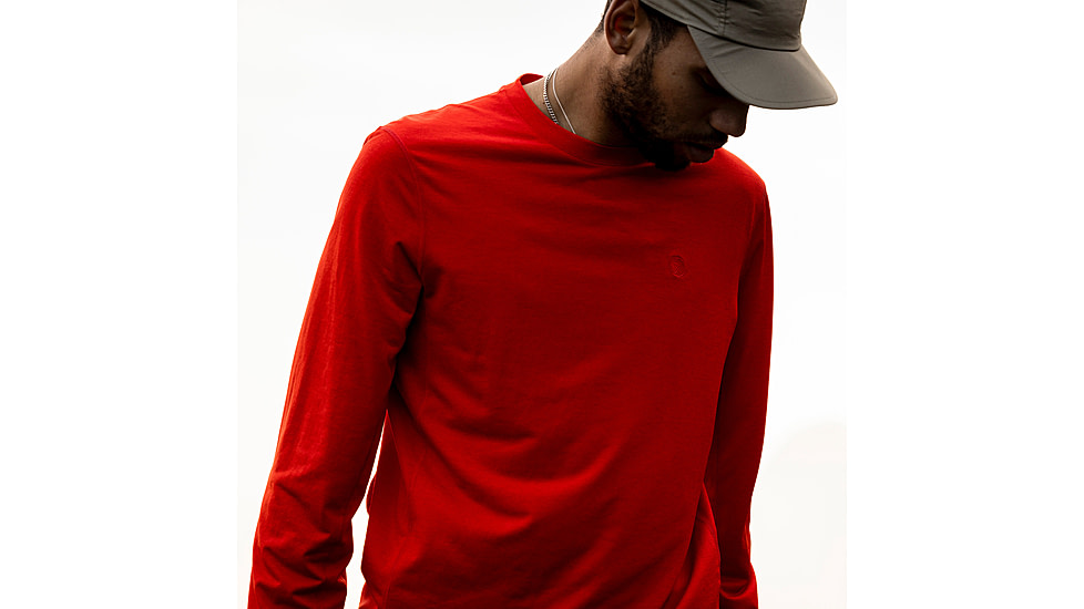 Fjallraven Abisko Day Hike Long Sleeve - Mens, Flame Orange, Extra Large, F12600214-214-XL