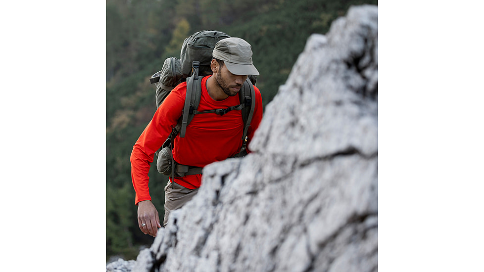 Fjallraven Abisko Day Hike Long Sleeve - Mens, Flame Orange, Extra Large, F12600214-214-XL