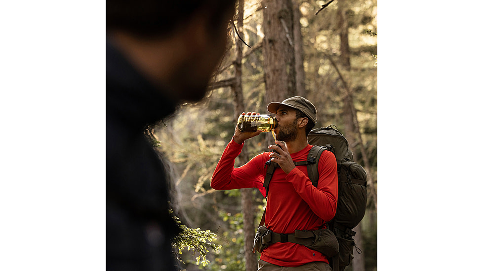 Fjallraven Abisko Day Hike Long Sleeve - Mens, Flame Orange, Extra Large, F12600214-214-XL
