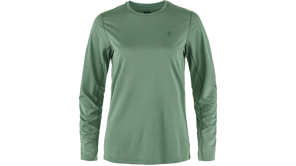 Fjallraven Abisko Day Hike Long Sleeve - Womens, Patina Green, Extra Small, F14600161-614-XS
