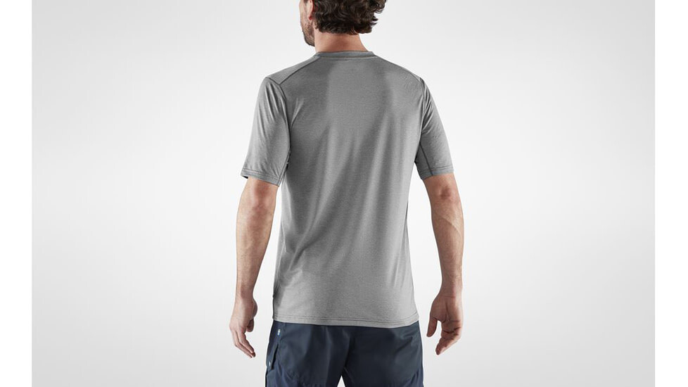 Fjallraven Abisko Day Hike Short Sleeve T-Shirt - Mens, Shark Grey, Large, F87197-016-L