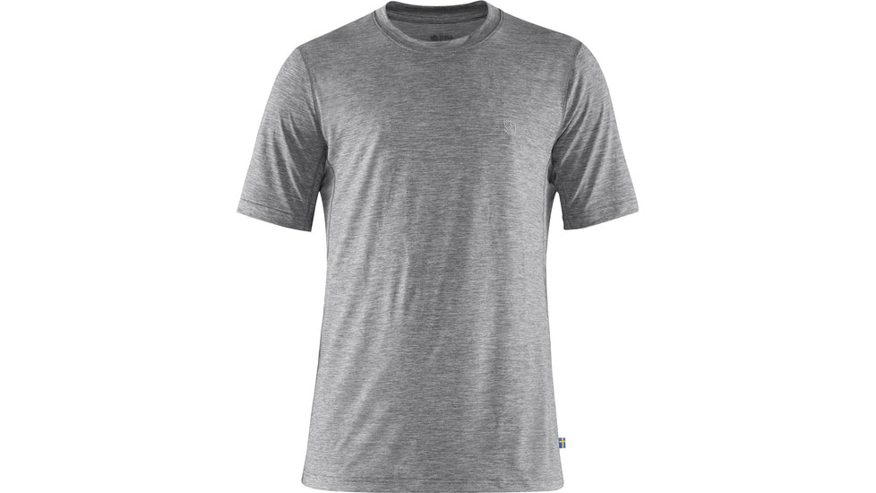 Fjallraven Abisko Day Hike Short Sleeve T-Shirt - Mens, Shark Grey, Large, F87197-016-L