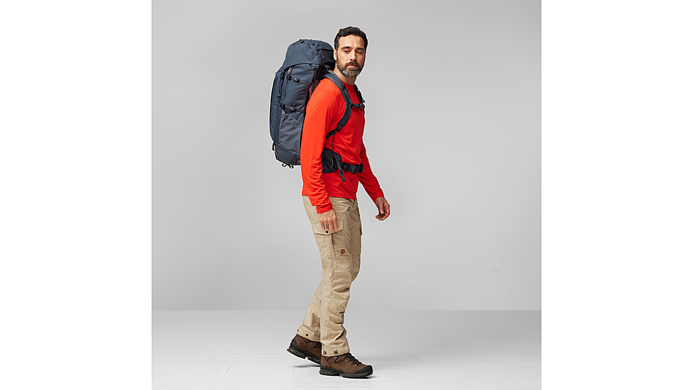 Fjallraven Abisko Friluft 45 Backpack - Unisex, Navy, Small/Medium, F23200241-560-One Size
