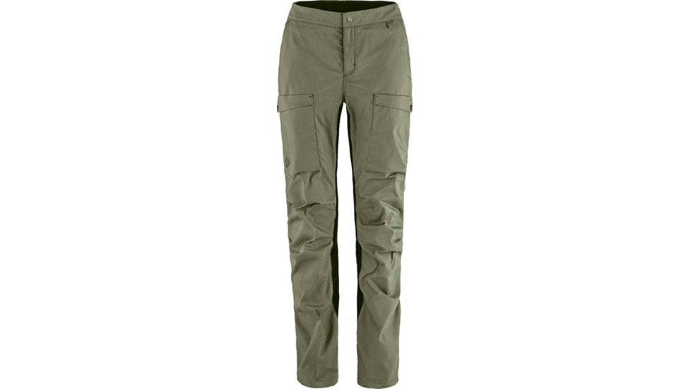 Fjallraven Abisko Hybrid Trail Trousers - Womens, Laurel Green, 36EU/Short, F14200142-625-36/S