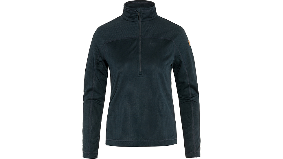 Fjallraven Abisko Lite Fleece Half Zip - Womens, Dark Navy, Large, F87141-555-L