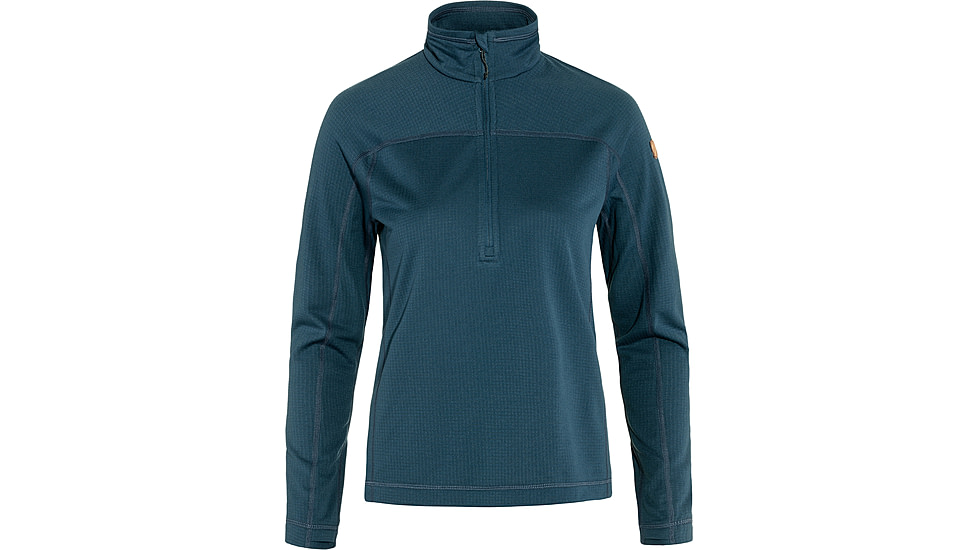 Fjallraven Abisko Lite Fleece Half Zip - Womens, Indigo Blue, Small, F87141-534-S