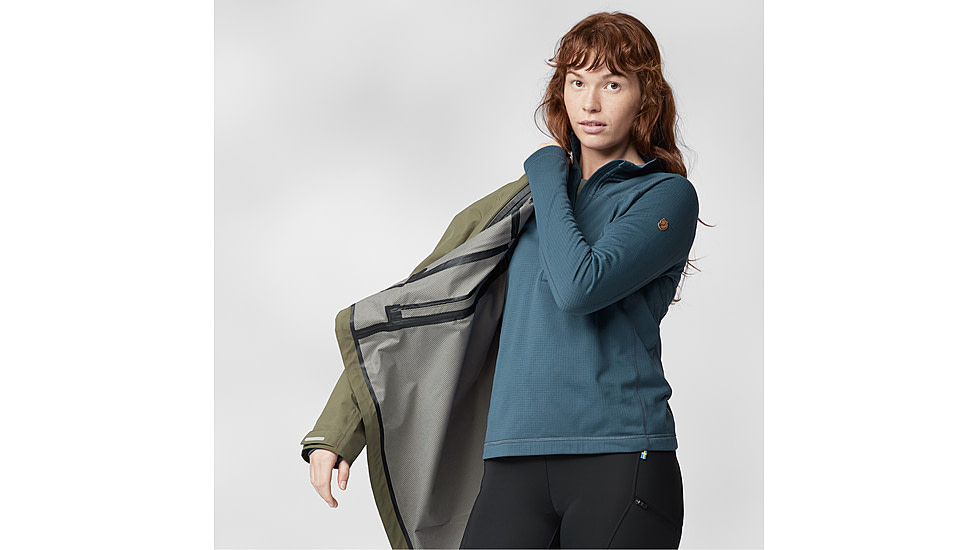 Fjallraven Abisko Lite Fleece Half Zip - Womens, Indigo Blue, Small, F87141-534-S