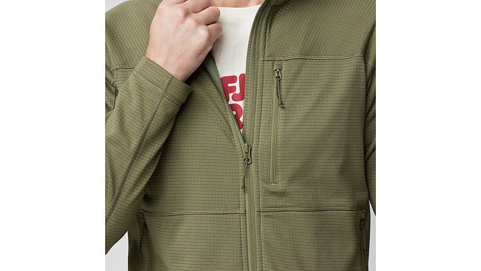 Fjallraven Abisko Lite Fleece Jacket - Mens, Green, Large, F86971-620-L
