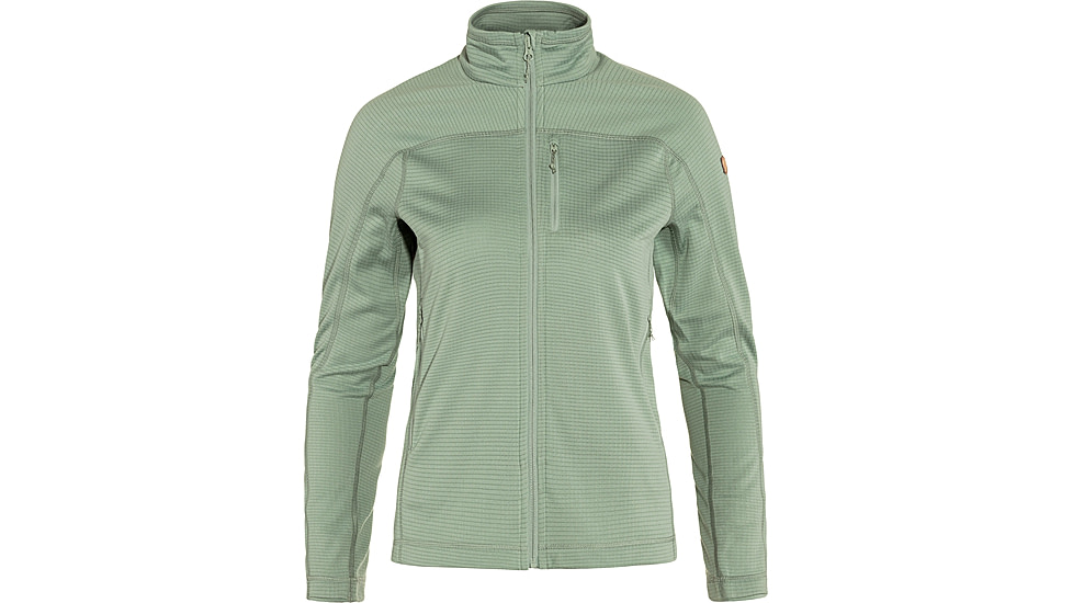 Fjallraven Abisko Lite Fleece Jacket - Womens, Misty Green, Large, F87142-674-L