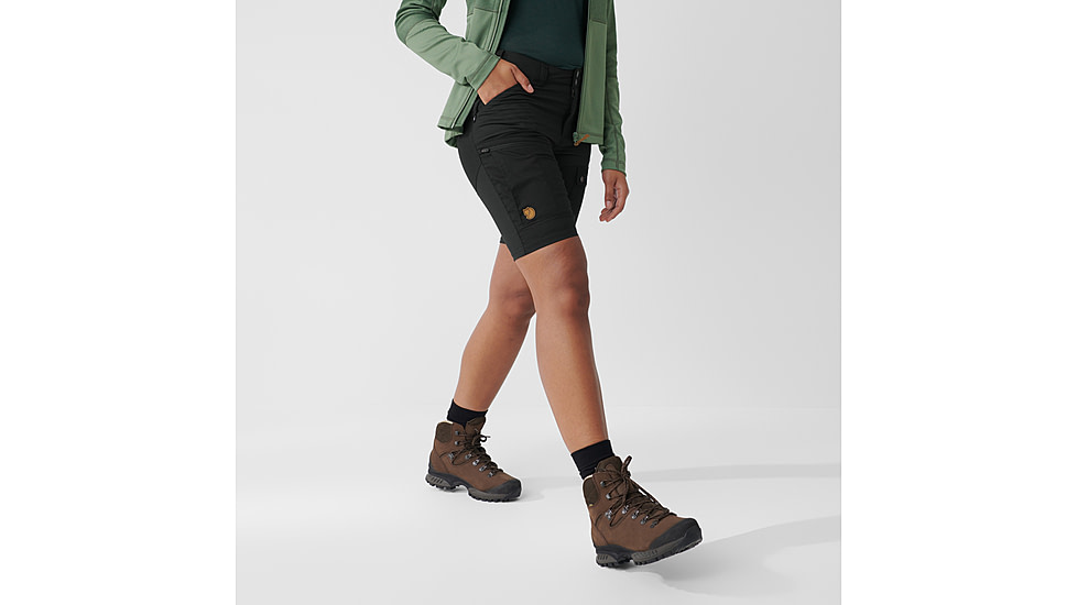 Fjallraven Abisko Midsummer Shorts - Womens, Black, 44, F89857-550-44