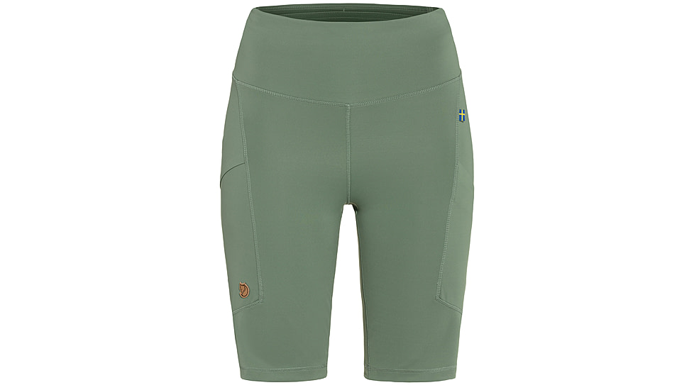 Fjallraven Abisko Short Tights - Womens, Patina Green, Small, F87138-614-S