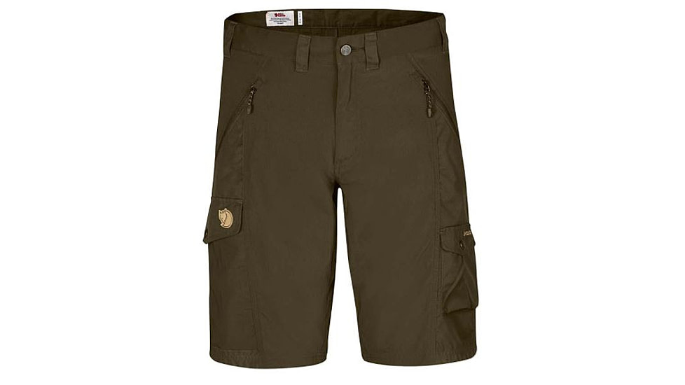 Fjallraven Abisko Shorts Mens, Dark Olive, 44 F82833-633-44