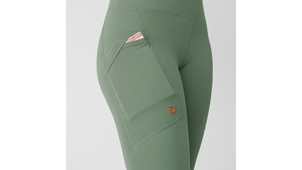 Fjallraven Abisko Tights - Womens, Patina Green, 2XL, F84773-614-XXL