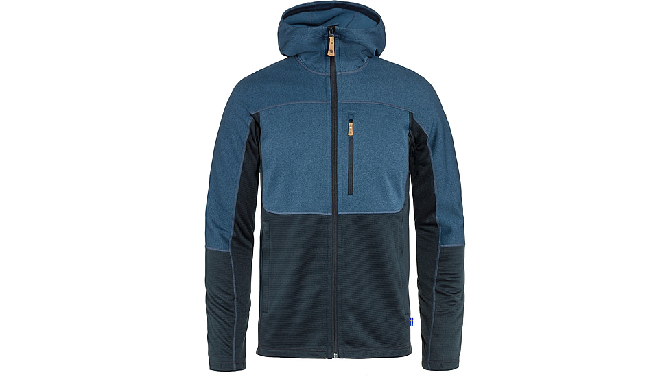 Fjallraven Abisko Trail Fleece - Mens, Indigo Blue/Dark Navy, Medium, F82257-534-555-M