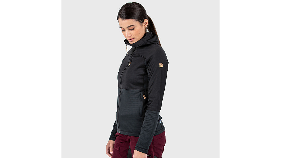 Fjallraven Abisko Trail Fleece - Womens, Black, XS, F89589-550-XS
