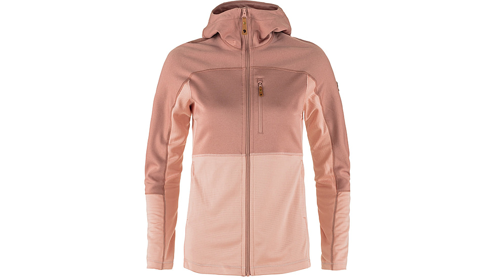 Fjallraven Abisko Trail Fleece - Womens, Chalk Rose/Dusty Rose, Large, F89589-302-300-L