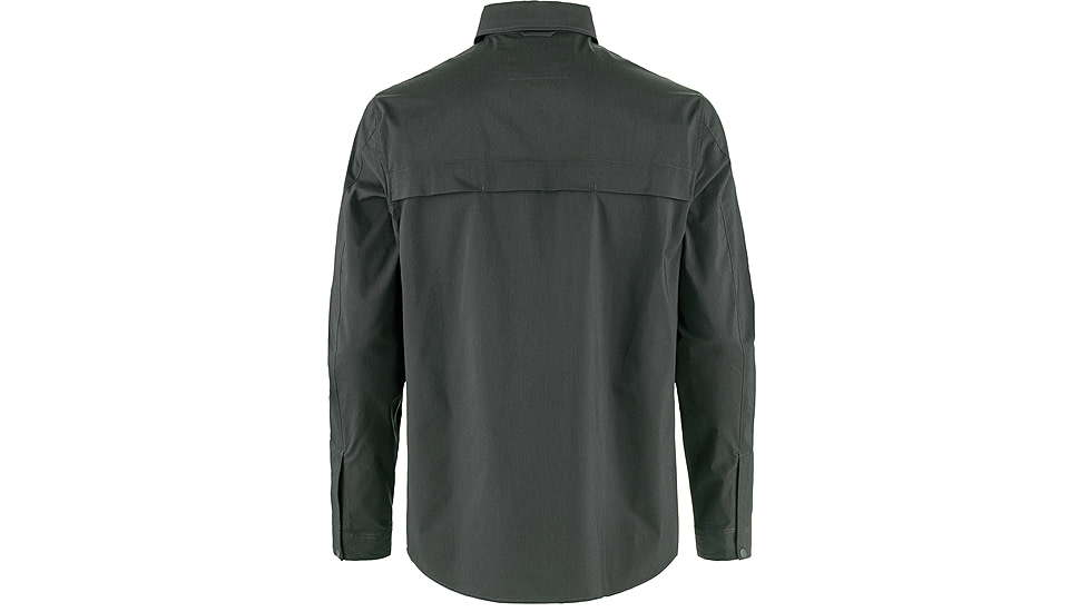 Fjallraven Abisko Trail Shirt Long Sleeve - Mens, Dark Grey, Medium, F12600194-30-M
