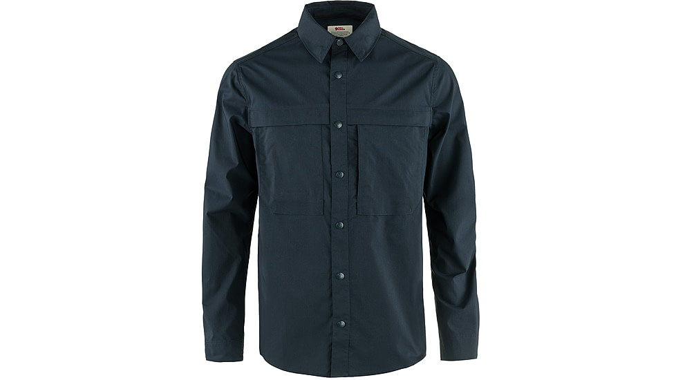 Fjallraven Abisko Trail Shirt Long Sleeve - Mens, Dark Navy, Medium, F12600194-555-M
