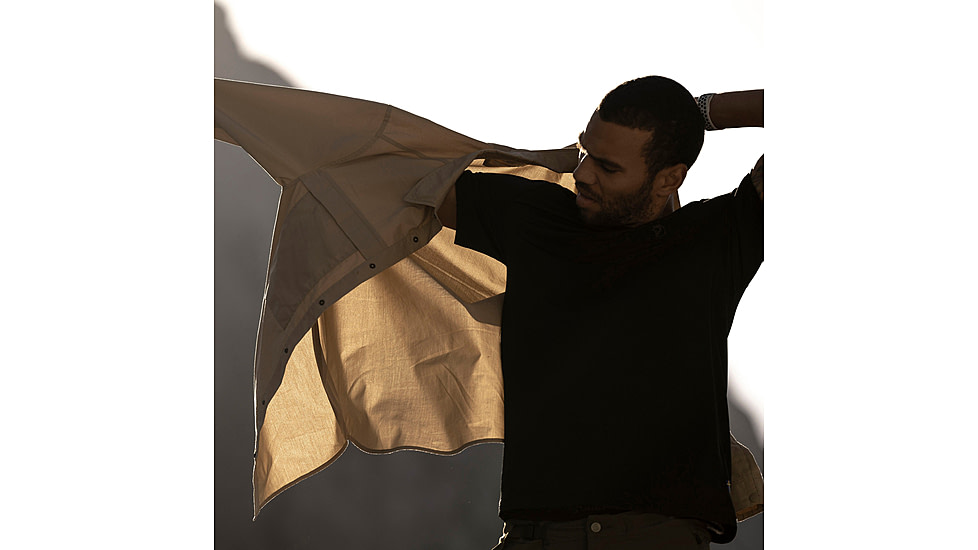 Fjallraven Abisko Trail Shirt Long Sleeve - Mens, Fossil, 2XL, F12600194-118-XXL